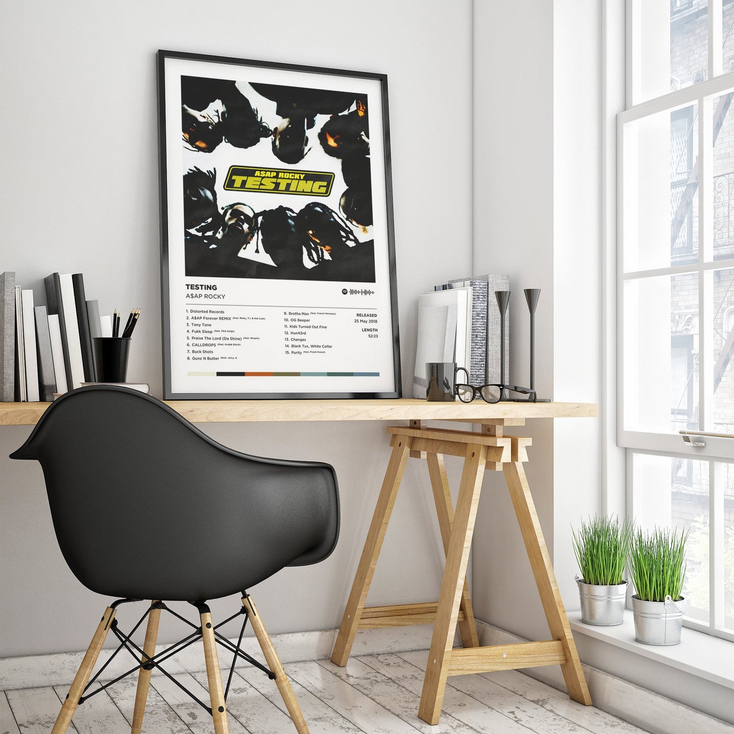 A$ap Rocky - Testing Poster Print | Framed Options | Album Cover Artwork