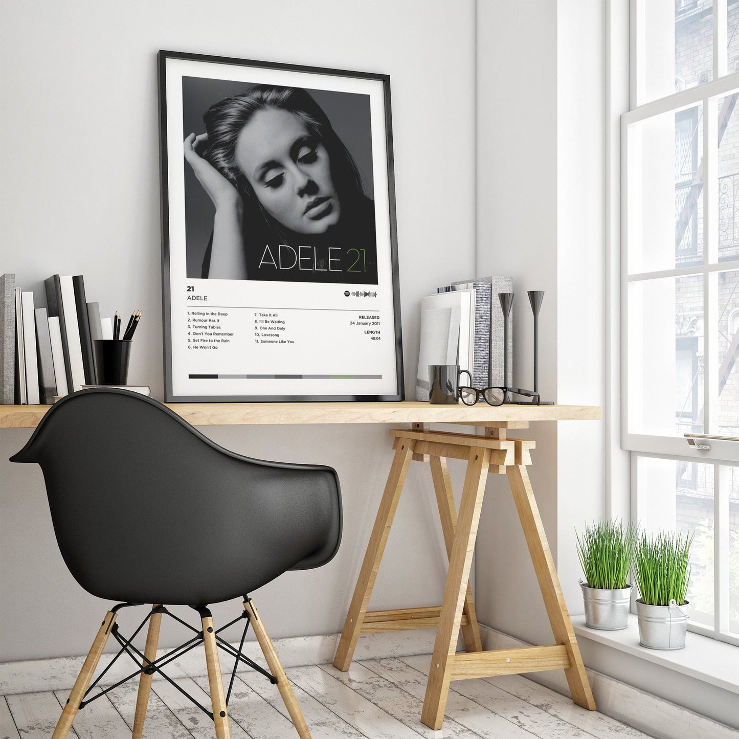 Adele - 21 Poster Print | Framed Options | Album Cover Artwork