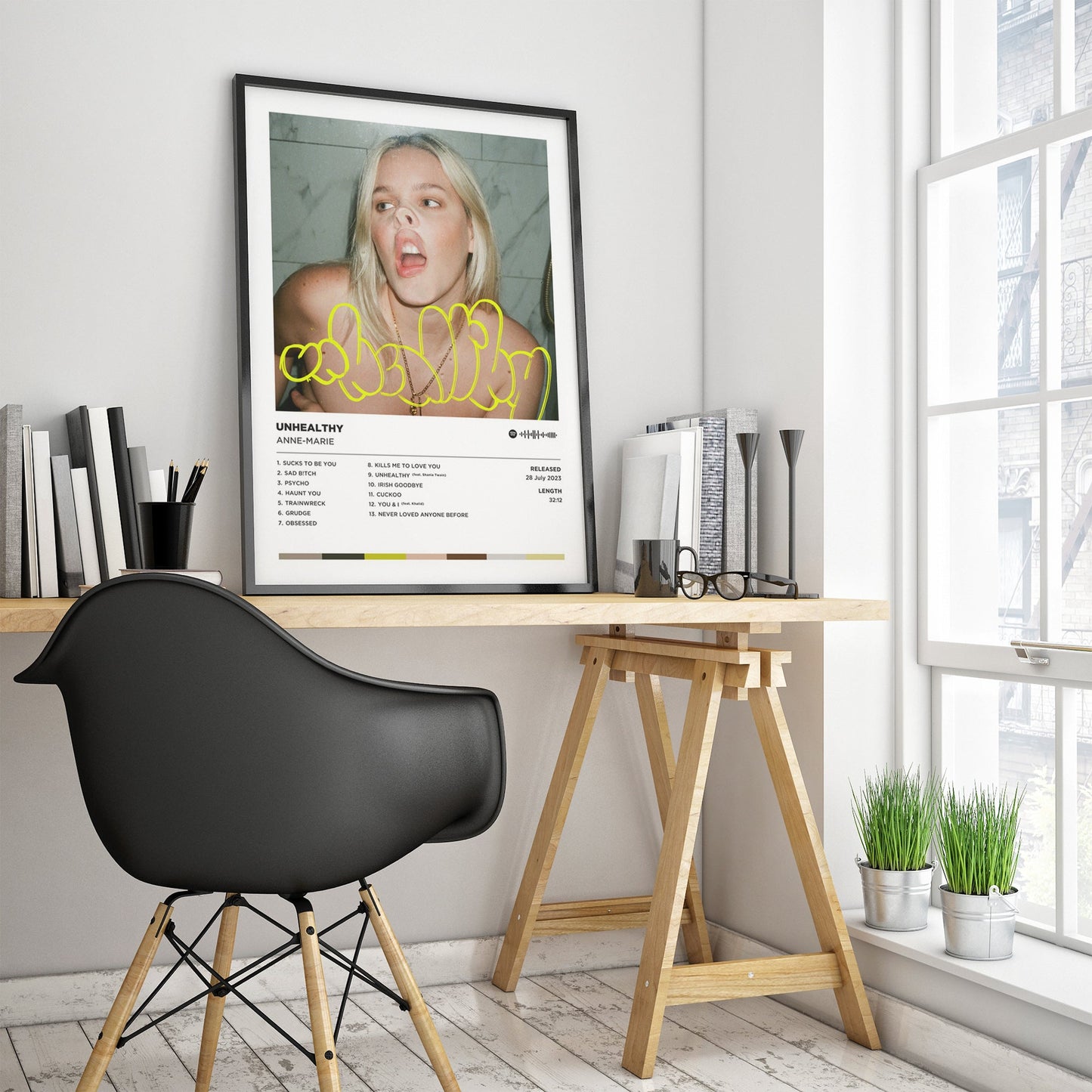 Anne-Marie - Unhealthy Poster Print | Framed Options | Album Cover Artwork