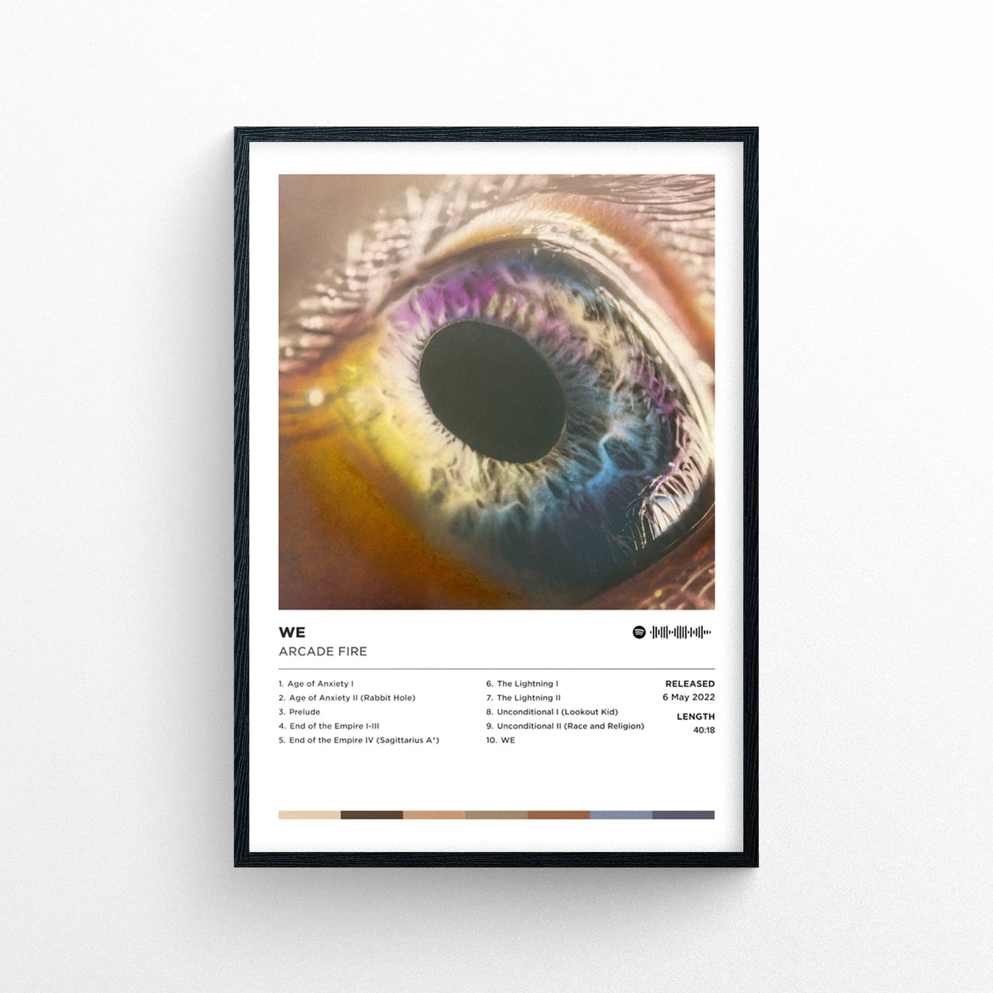 Arcade Fire - We Poster Print | Framed Options | Album Cover Artwork