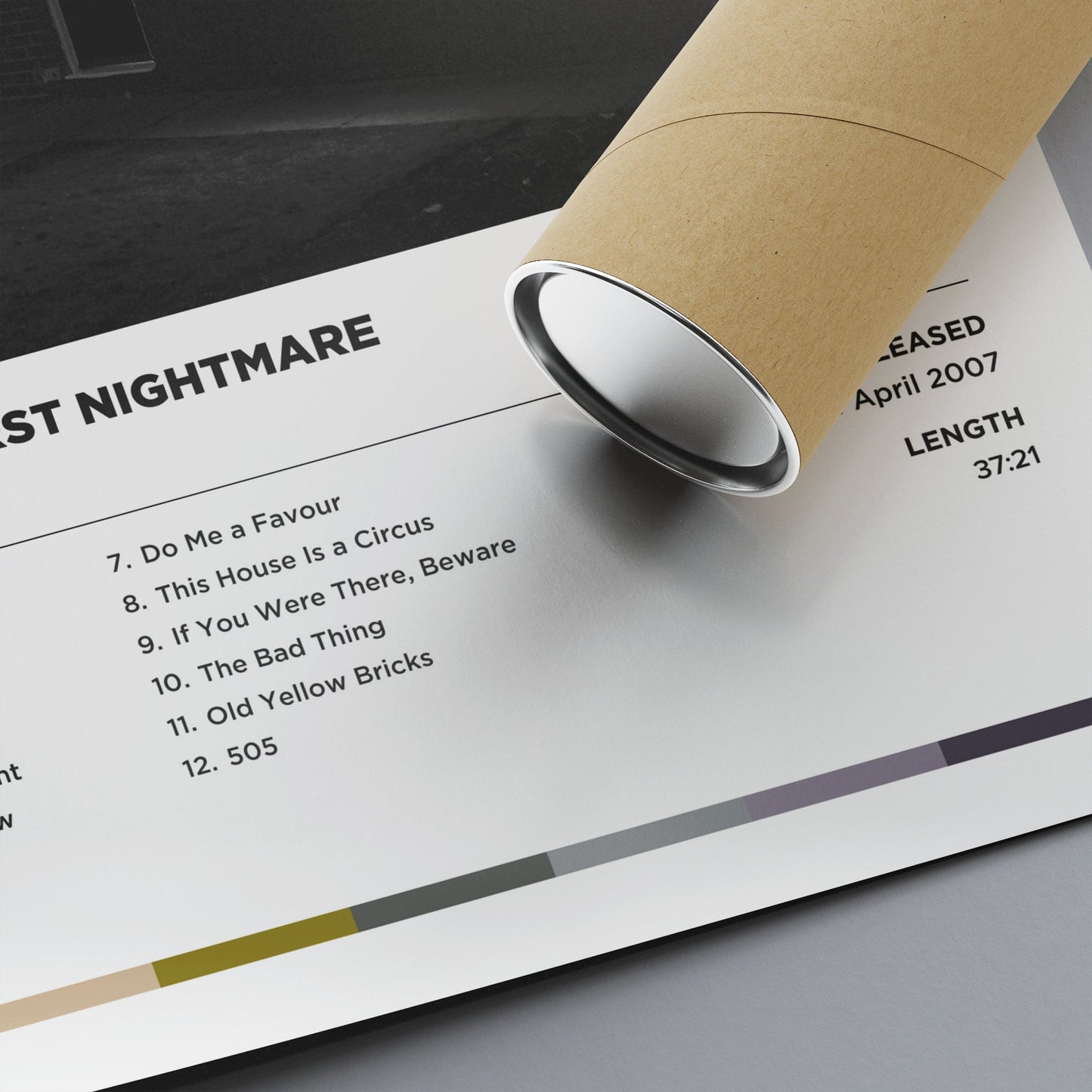 Arctic Monkeys - Favourite Worst Nightmare Poster Print | Framed Options | Album Cover Artwork
