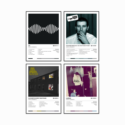 Arctic Monkeys Gift Bundle - 4 Poster Prints