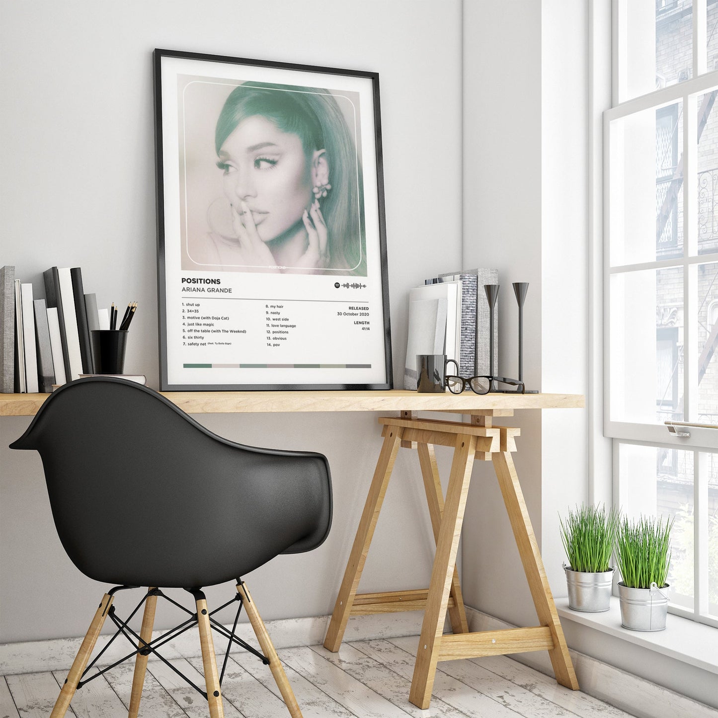 Ariana Grande - Positions Poster Print | Framed Options | Album Cover Artwork