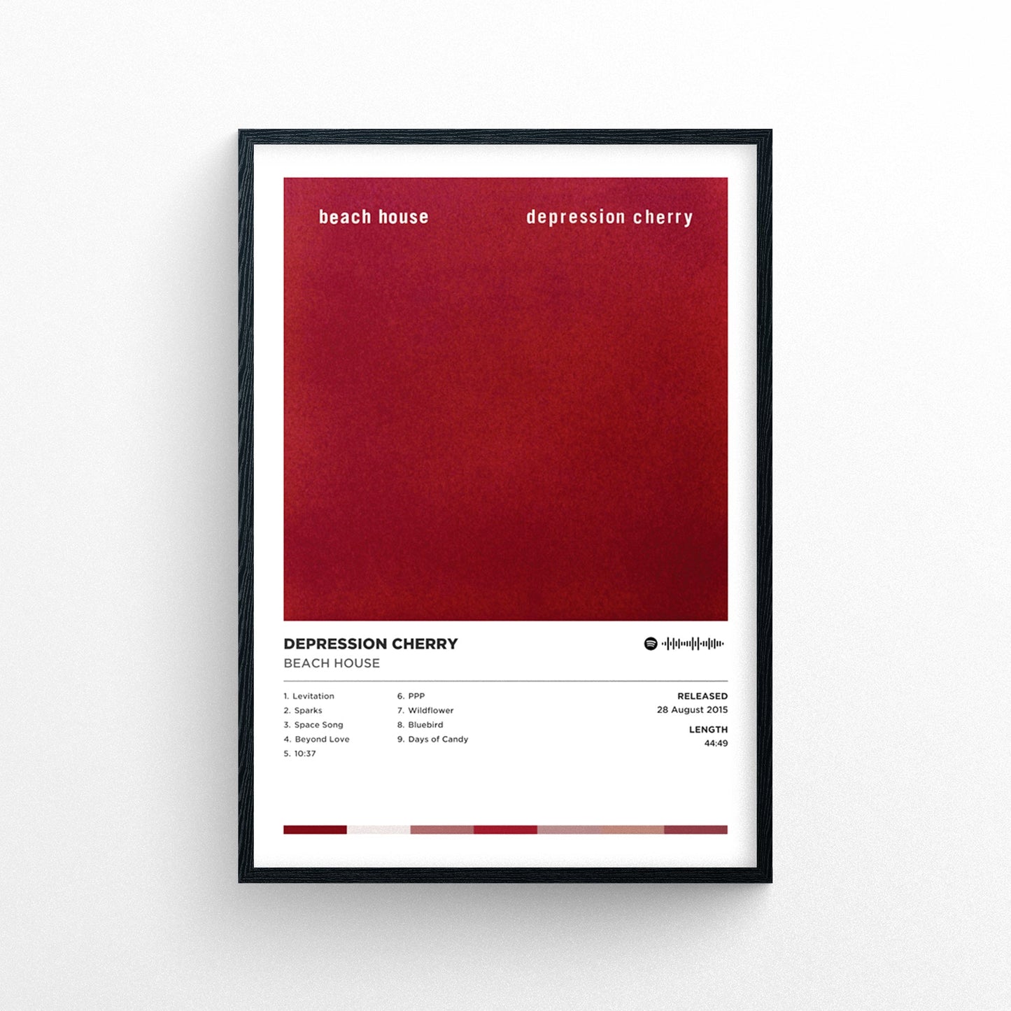 Beach House - Depression Cherry Poster Print | Framed Options | Album Cover Artwork
