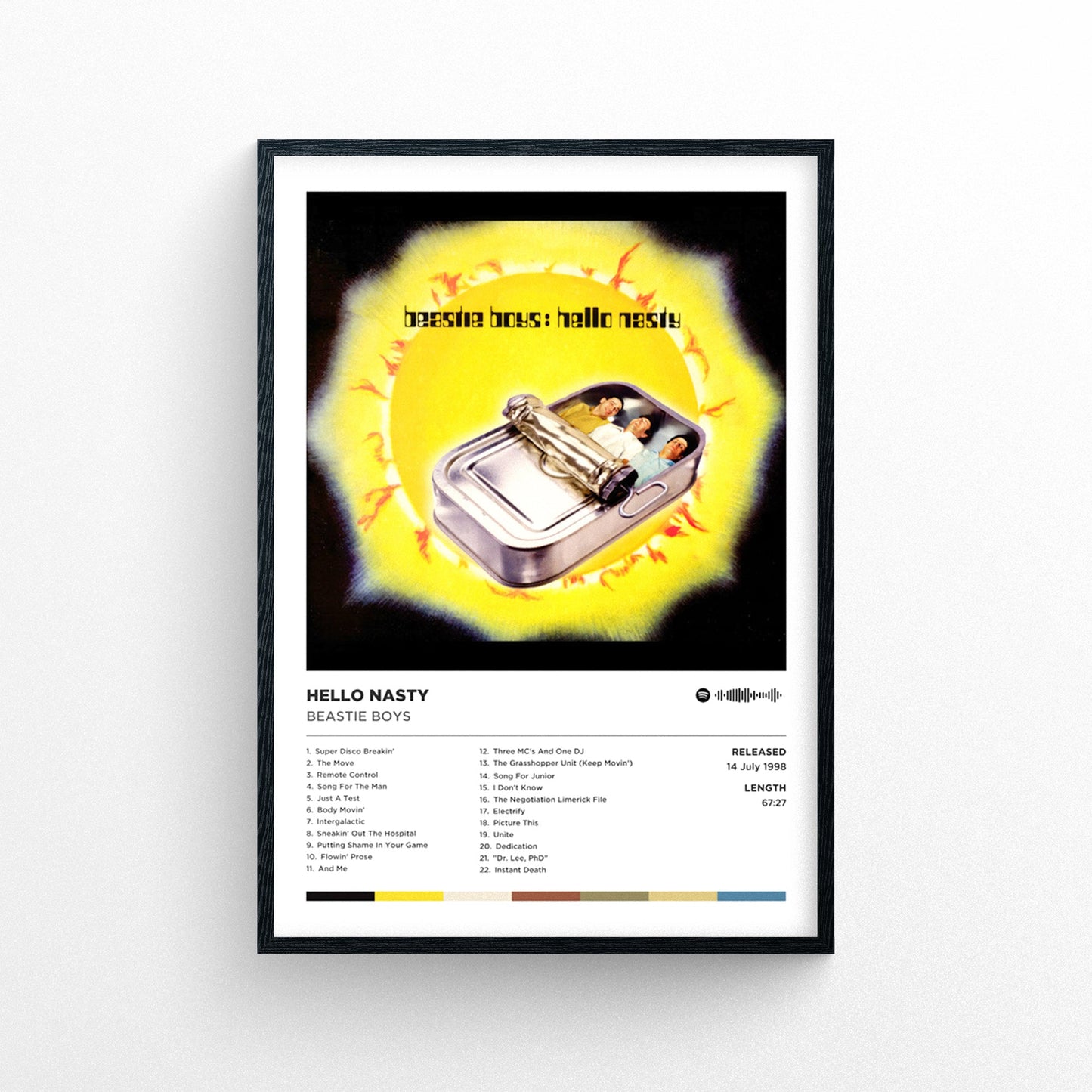 Beastie Boys - Hello Nasty Poster Print | Framed Options | Album Cover Artwork