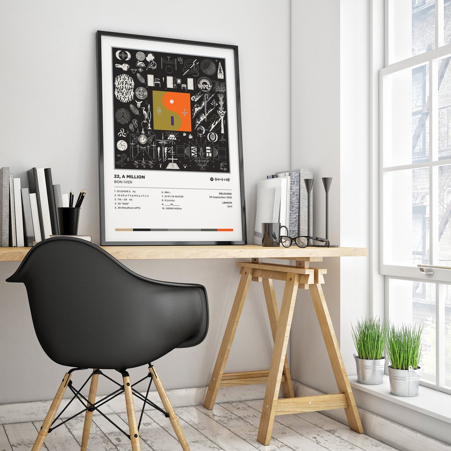 Bon Iver - 22 Poster Print | Framed Options | Album Cover Artwork