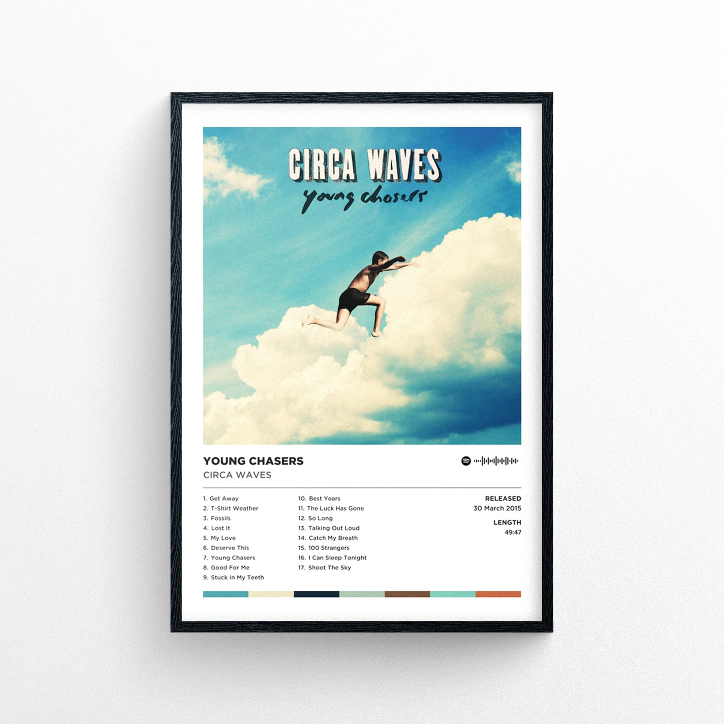 Circa Waves - Young Chasers Poster Print | Framed Options | Album Cover Artwork