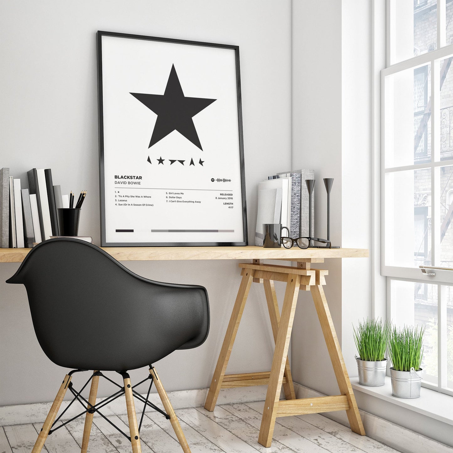 David Bowie - Blackstar Poster Print | Framed Options | Album Cover Artwork