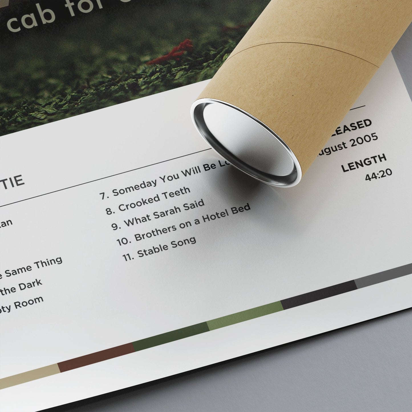 Death Cab for Cutie - Plans Poster Print | Framed Options | Album Cover Artwork