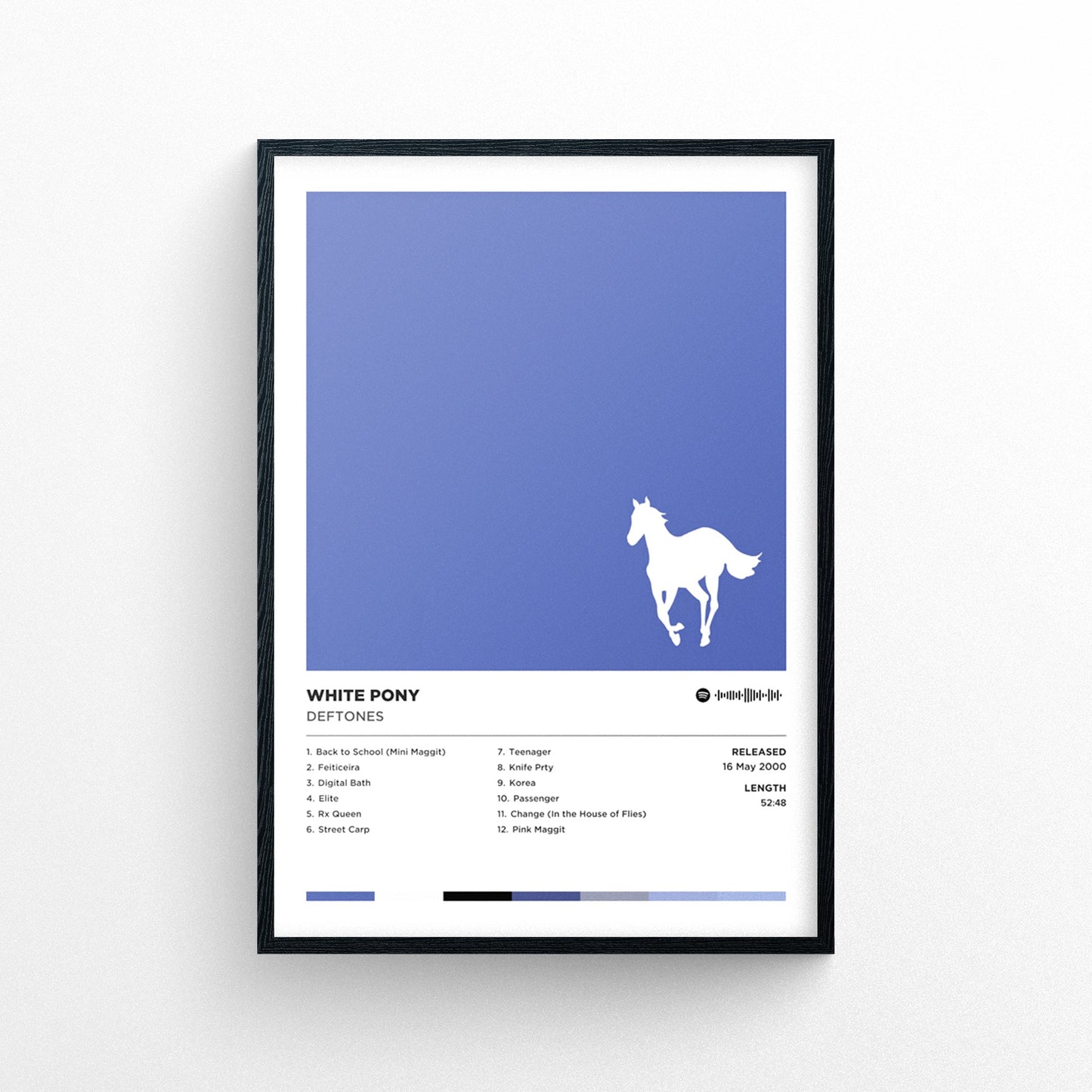 Deftones - White Pony Poster Print | Framed Options | Album Cover Artwork
