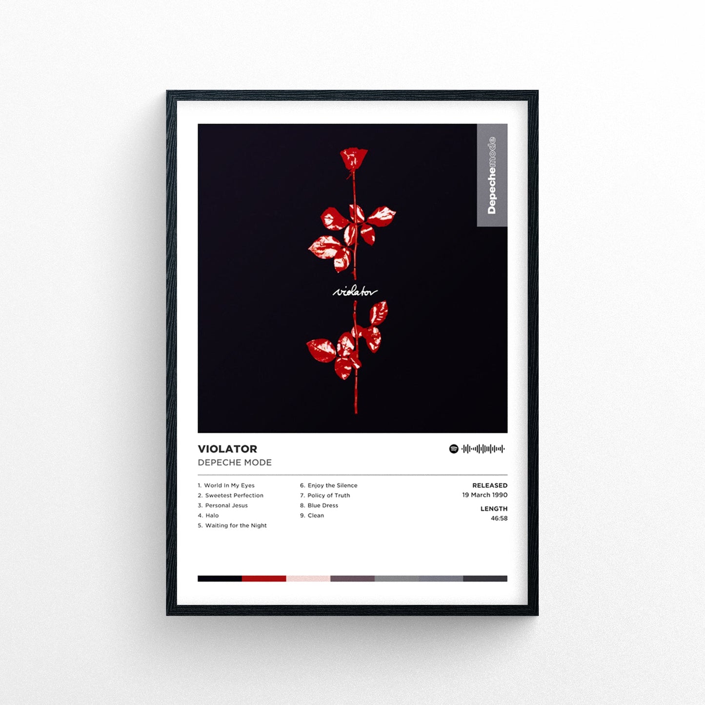 Depeche Mode - Violator Poster Print | Framed Options | Album Cover Artwork