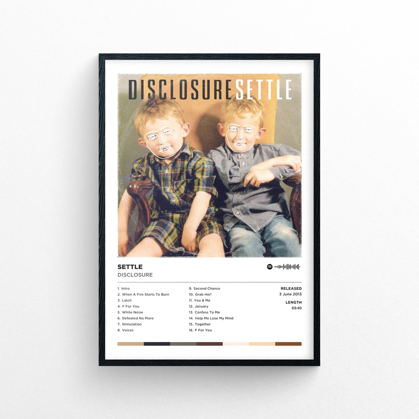 Disclosure - Settle Poster Print | Framed Options | Album Cover Artwork