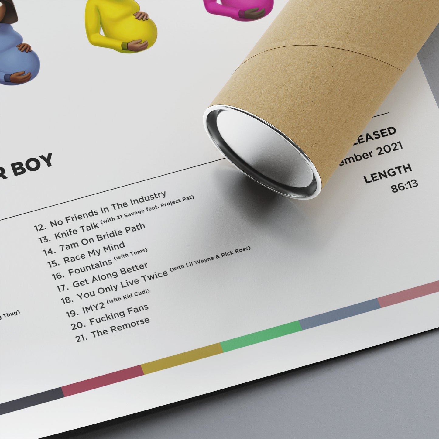 Drake - Certified Lover Boy Poster Print | Framed Options | Album Cover Artwork
