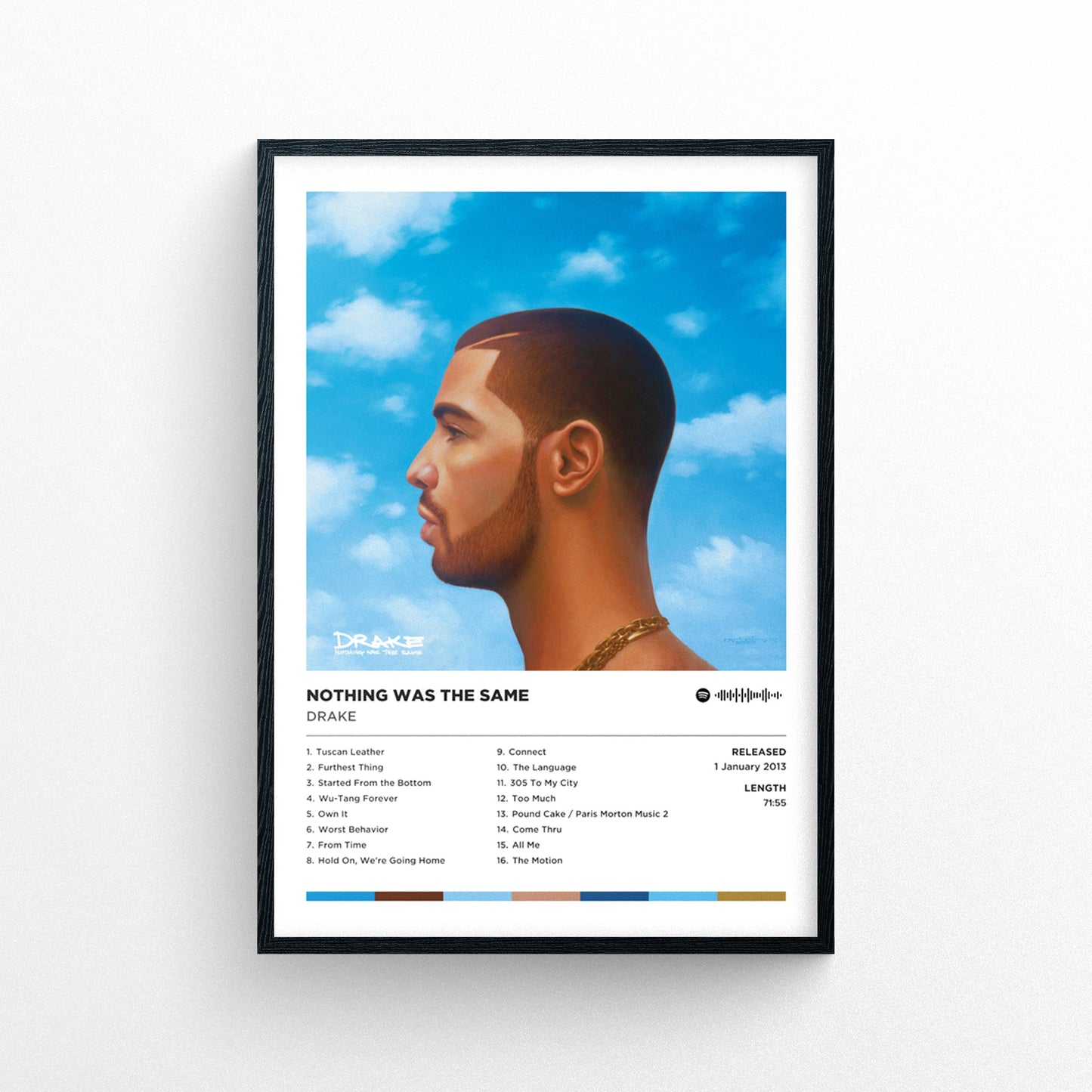 Drake - Nothing Was the Same Poster Print | Framed Options | Album Cover Artwork