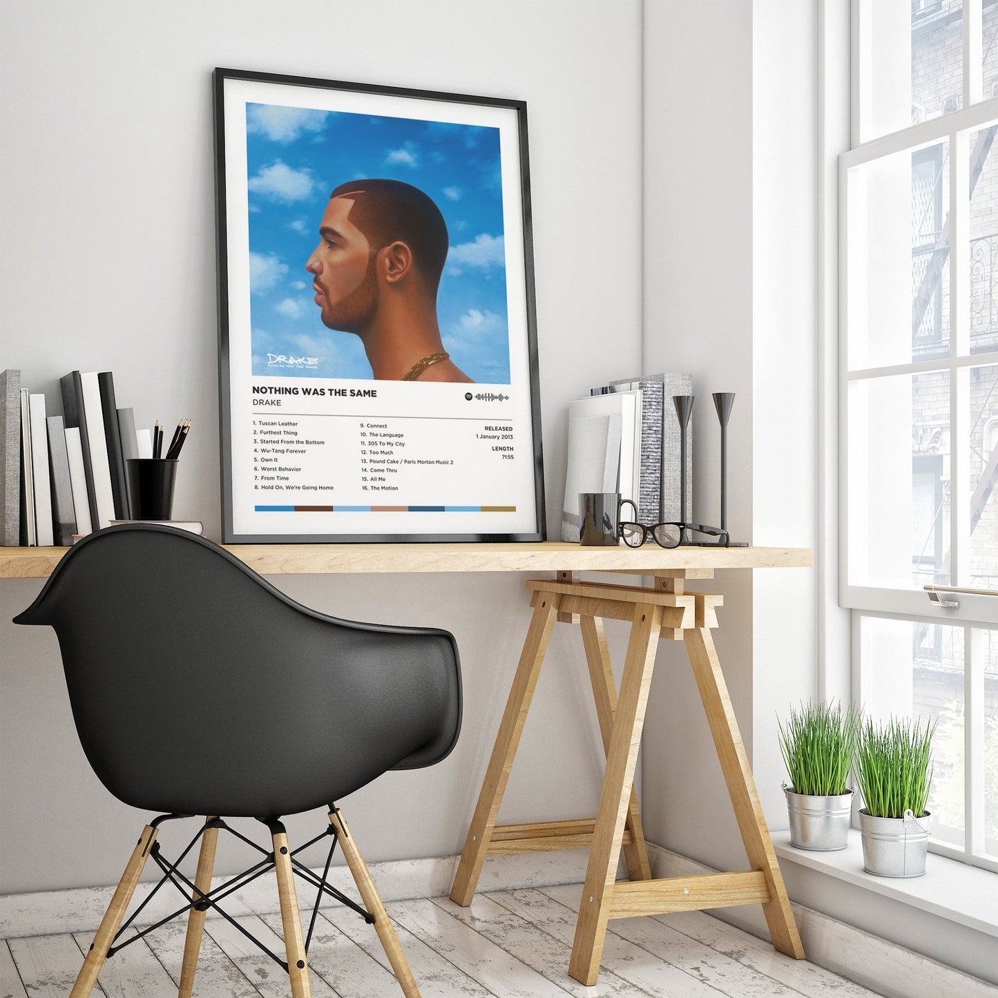 Drake - Nothing Was the Same Poster Print | Framed Options | Album Cover Artwork