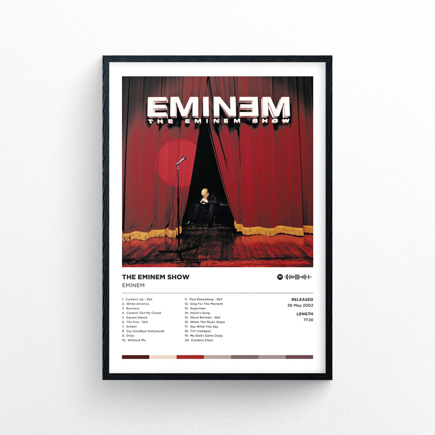 Eminem - the Eminem Show Poster Print | Framed Options | Album Cover Artwork