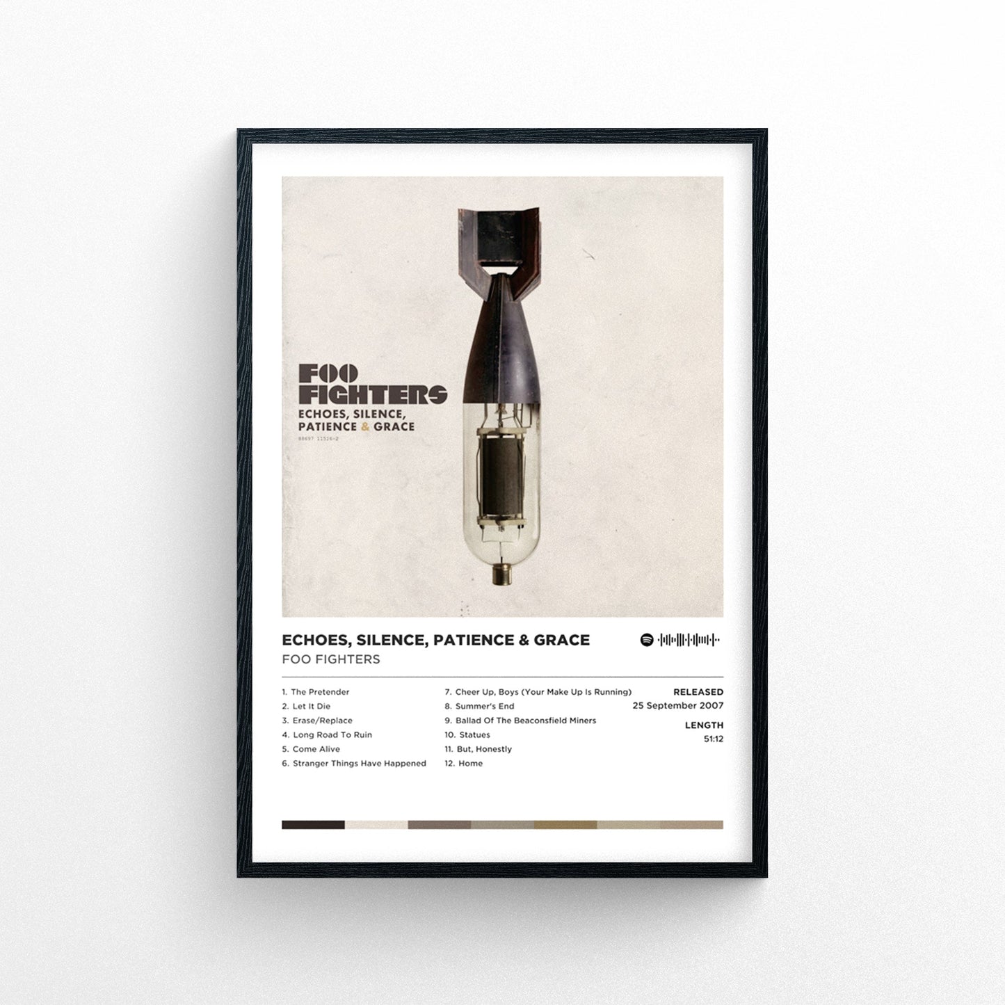 Foo Fighters - Echoes Poster Print | Framed Options | Album Cover Artwork