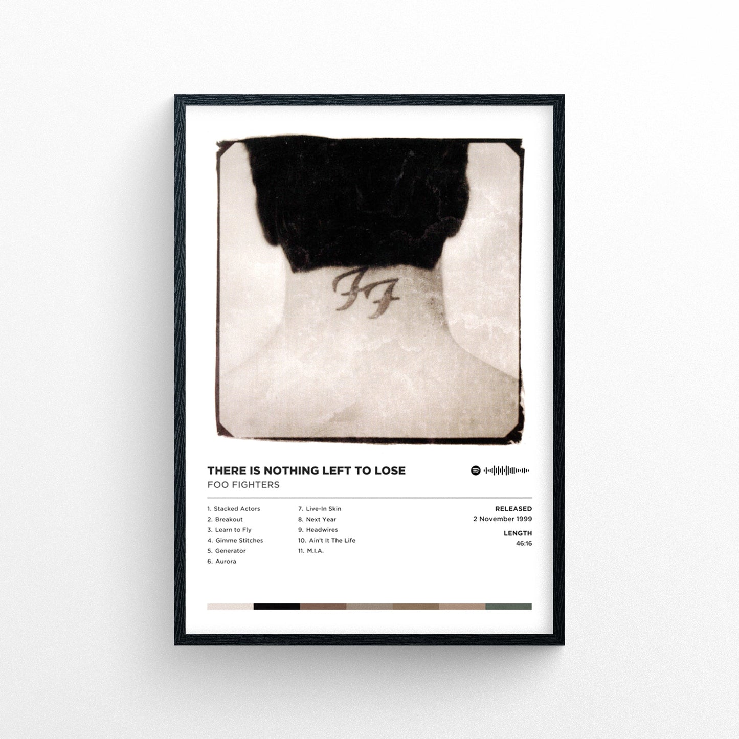 Foo Fighters - There is Nothing Left to Lose Poster Print | Framed Options | Album Cover Artwork