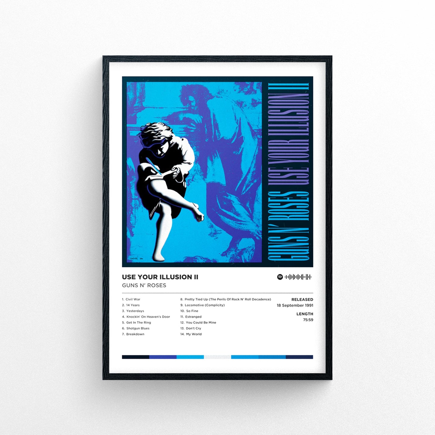 Guns N' Roses - Use Your Illusion Ii Poster Print | Framed Options | Album Cover Artwork