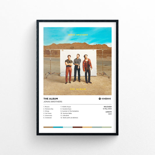 Jonas Brothers - the Album Poster Print | Framed Options | Album Cover Artwork