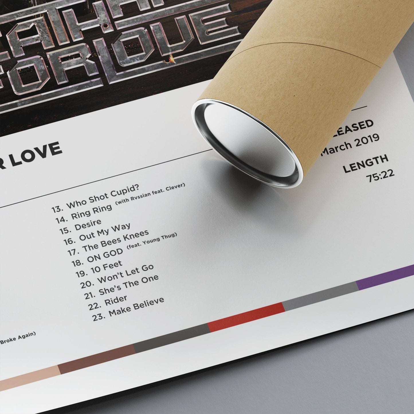Juice Wrld - Death Race for Love Poster Print | Framed Options | Album Cover Artwork