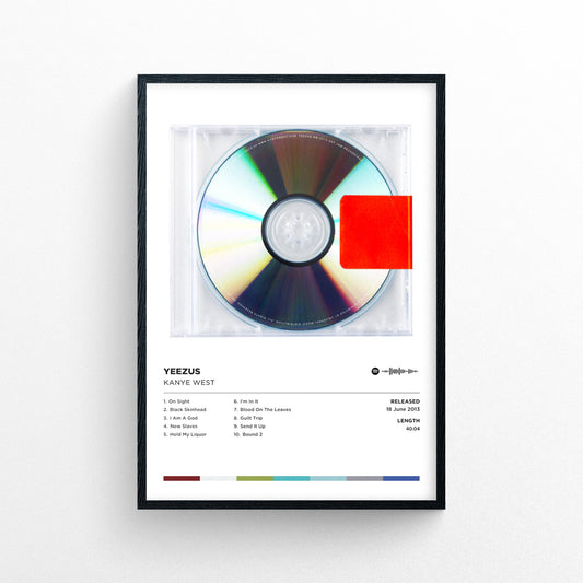Kanye West - Yeezus Poster Print | Framed Options | Album Cover Artwork