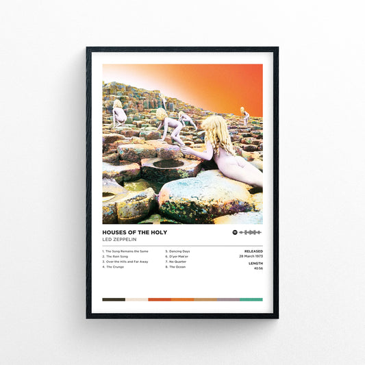 Led Zeppelin - Houses of the Holy Poster Print | Framed Options | Album Cover Artwork