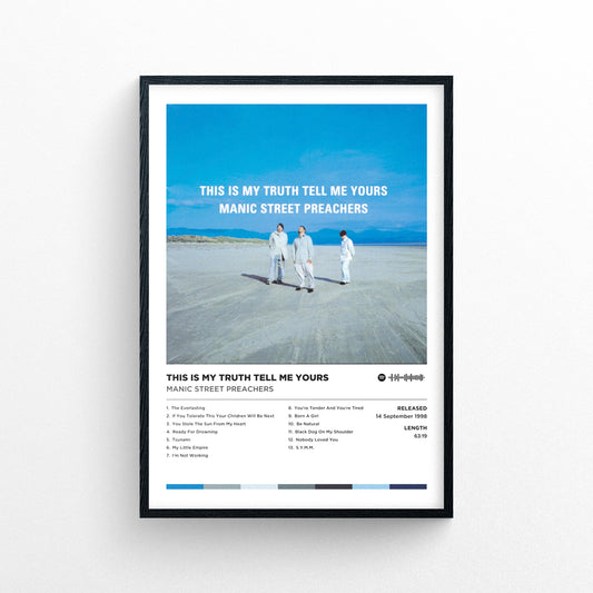 Manic Street Preachers - This is My Truth Tell Me Yours Poster Print | Framed Options | Album Cover Artwork