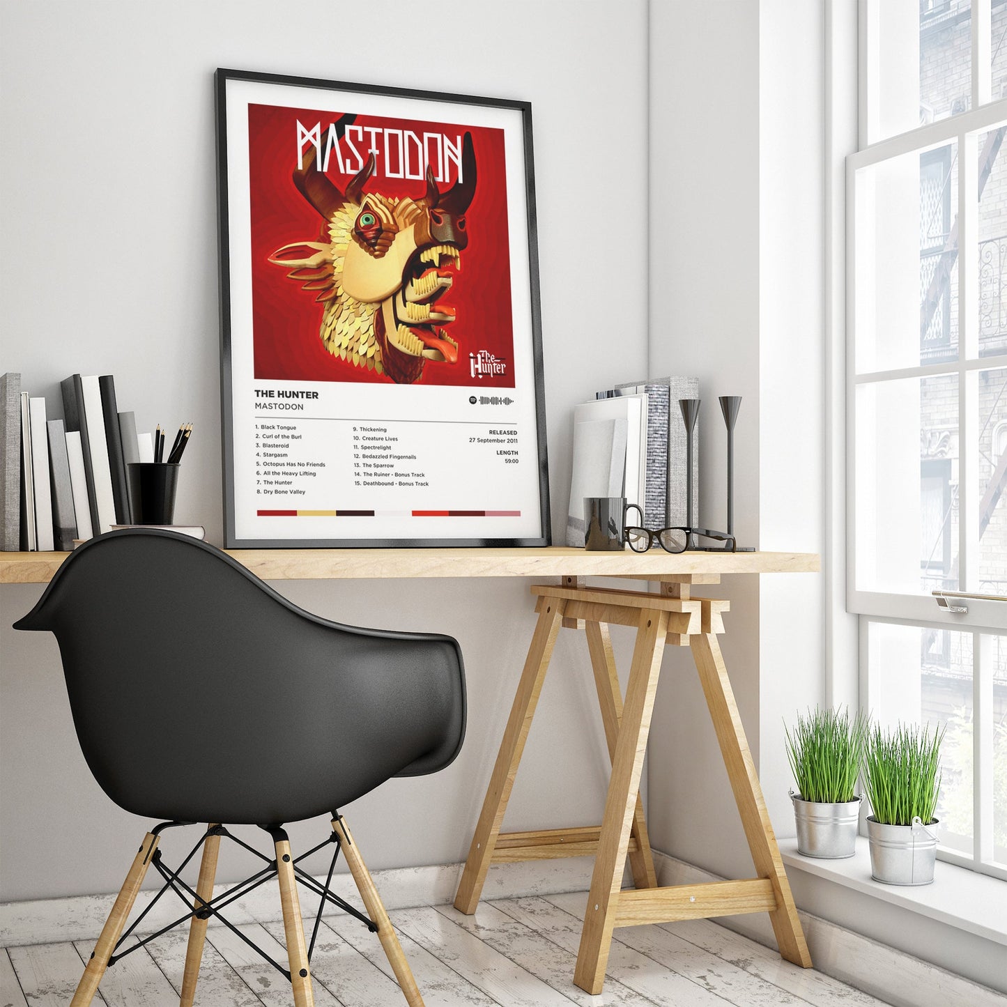 Mastodon - the Hunter Poster Print | Framed Options | Album Cover Artwork