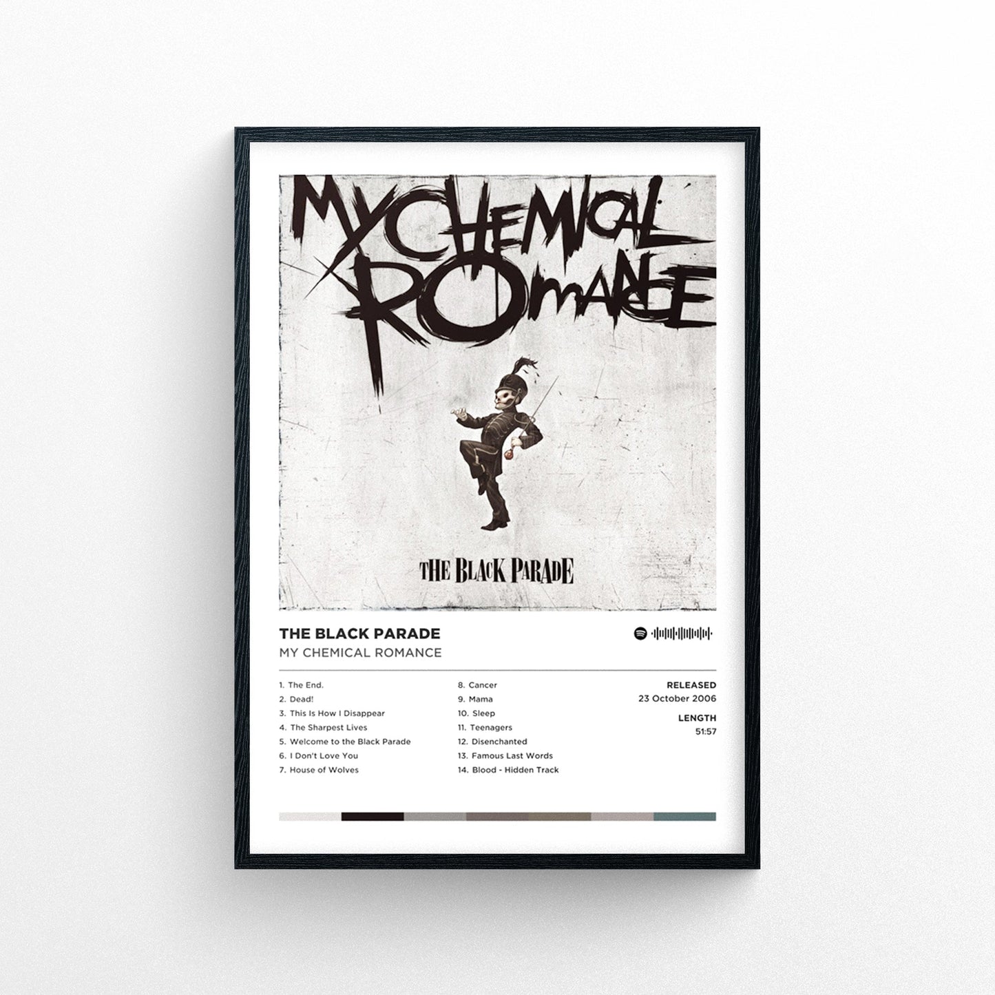 My Chemical Romance - the Black Parade Poster Print | Framed Options | Album Cover Artwork