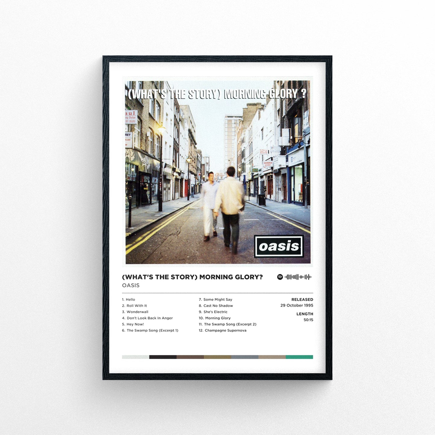 Oasis - (What's the Story) Morning Glory Poster Print | Framed Options | Album Cover Artwork