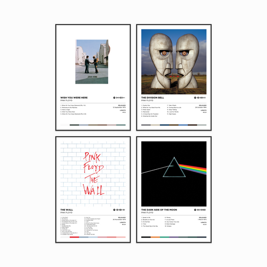 Pink Floyd Gift Bundle #1 - 4 Poster Prints