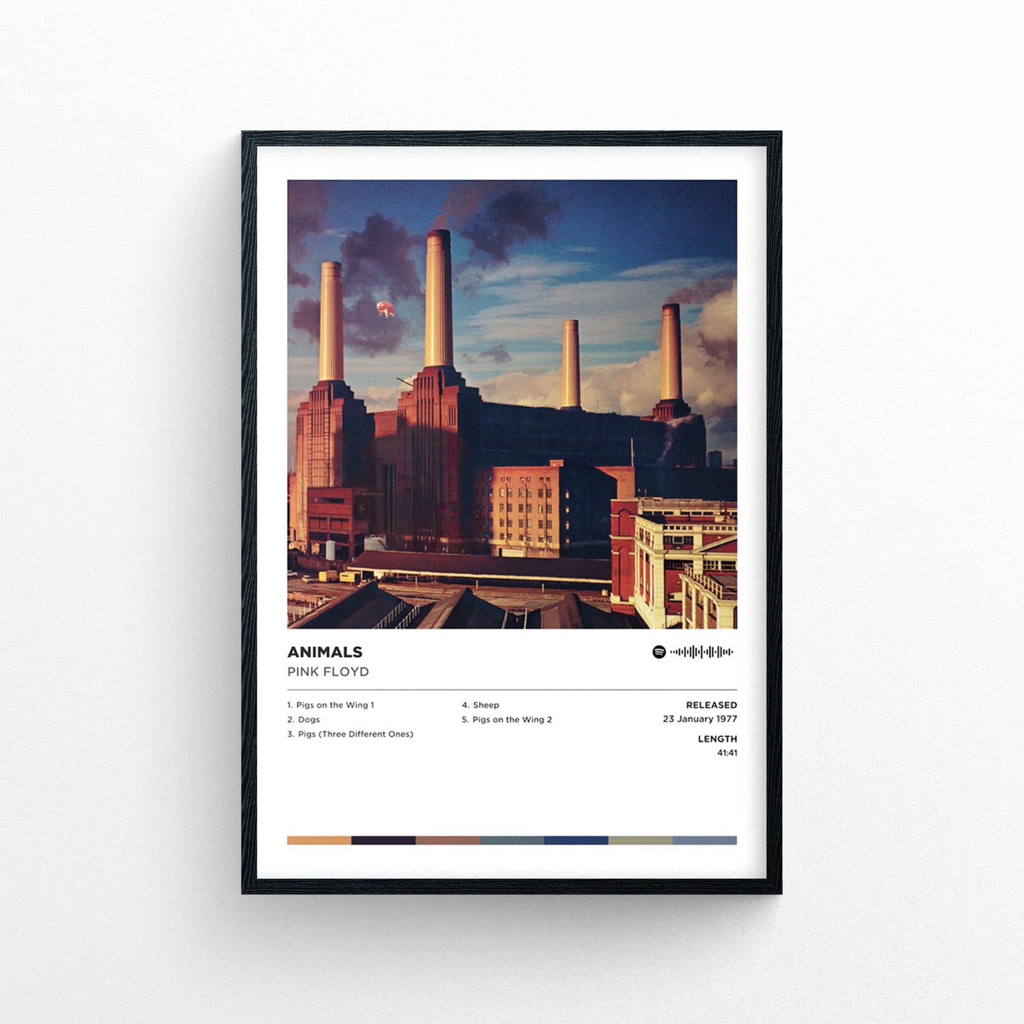 Pink Floyd - Animals Poster Print | Framed Options | Album Cover Artwork