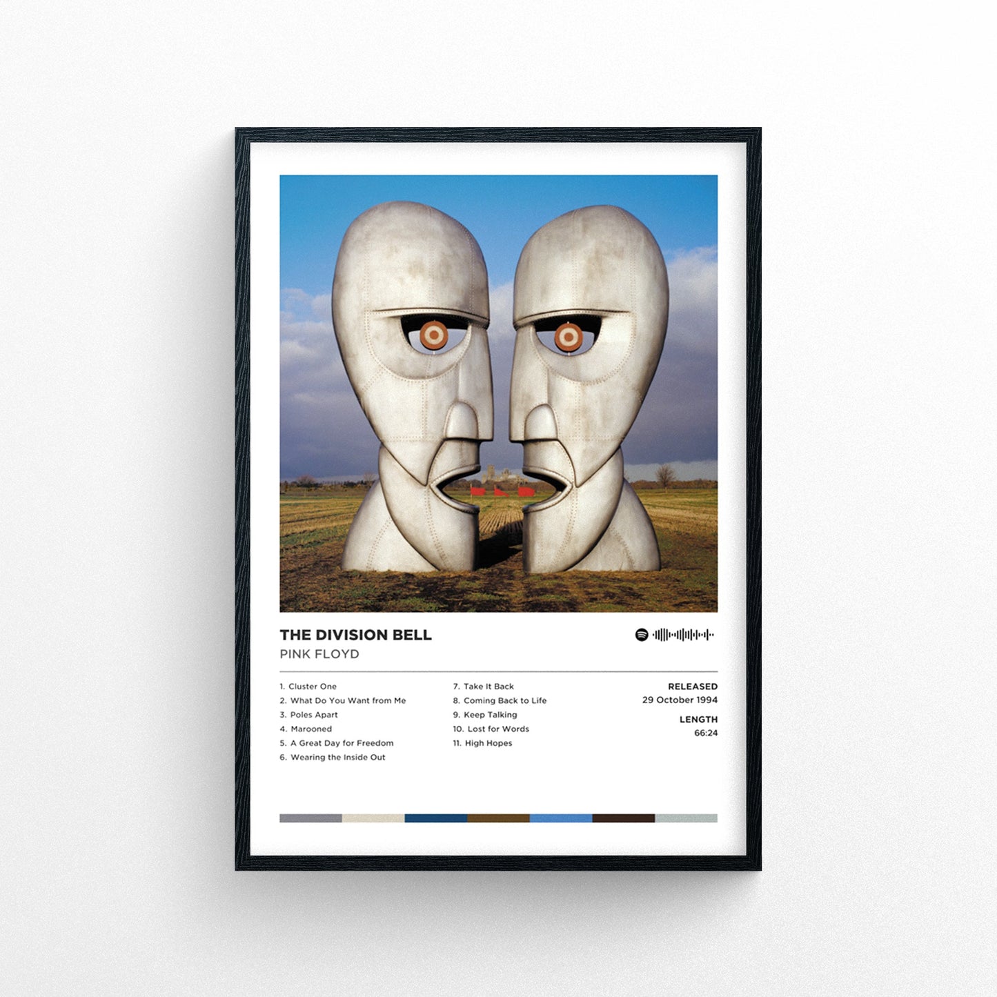 Pink Floyd - the Division Bell Poster Print | Framed Options | Album Cover Artwork