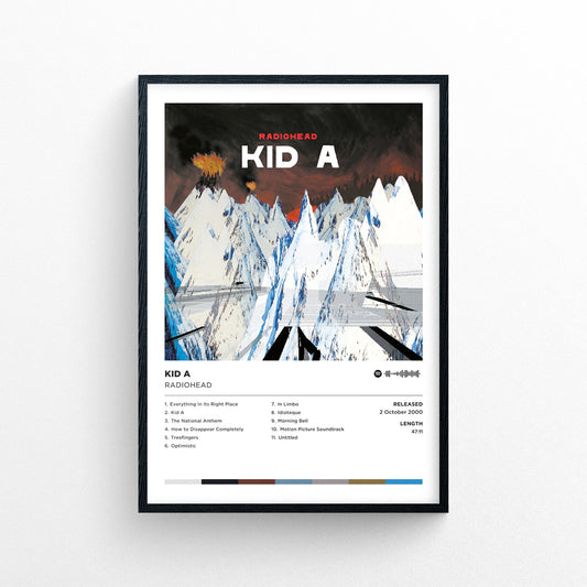Radiohead - Kid a Poster Print | Framed Options | Album Cover Artwork