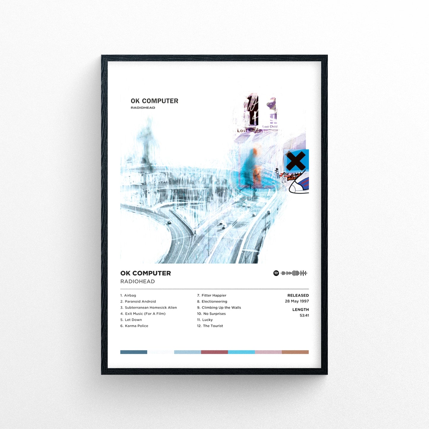 Radiohead - Ok Computer Poster Print | Framed Options | Album Cover Artwork