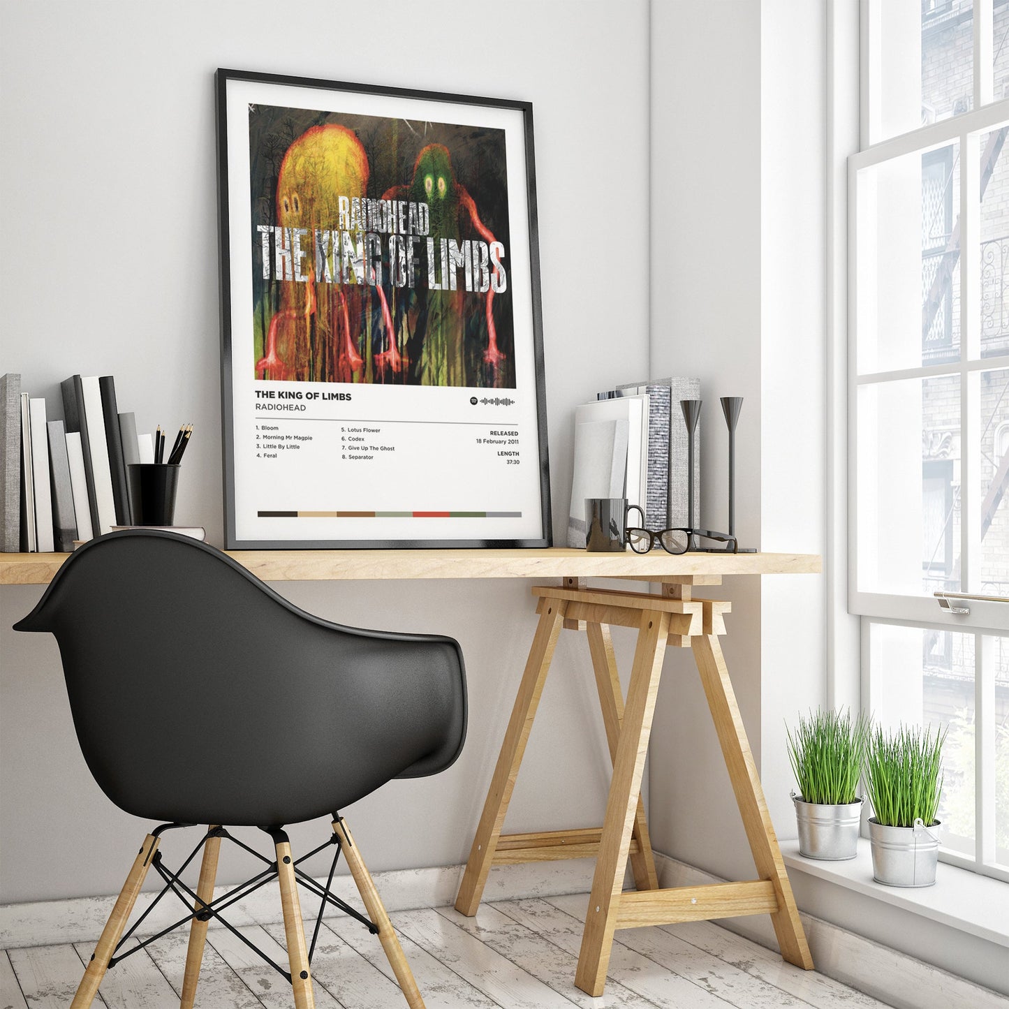 Radiohead - the King of Limbs Poster Print | Framed Options | Album Cover Artwork