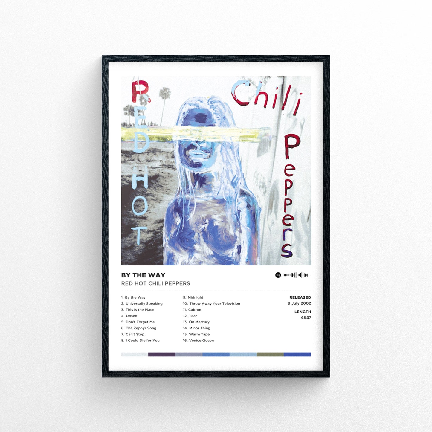 Red Hot Chili Peppers - by the Way Poster Print | Framed Options | Album Cover Artwork
