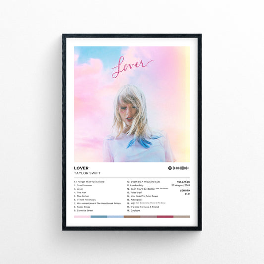 Taylor Swift - Lover Poster Print | Framed Options | Album Cover Artwork