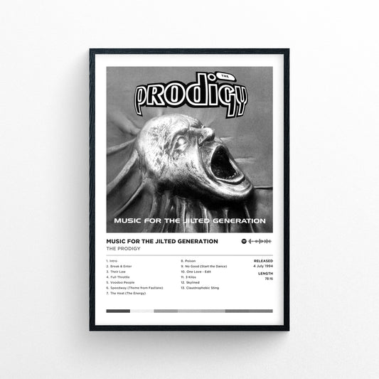 The Prodigy - Music for the Jilted Generation Poster Print | Framed Options | Album Cover Artwork