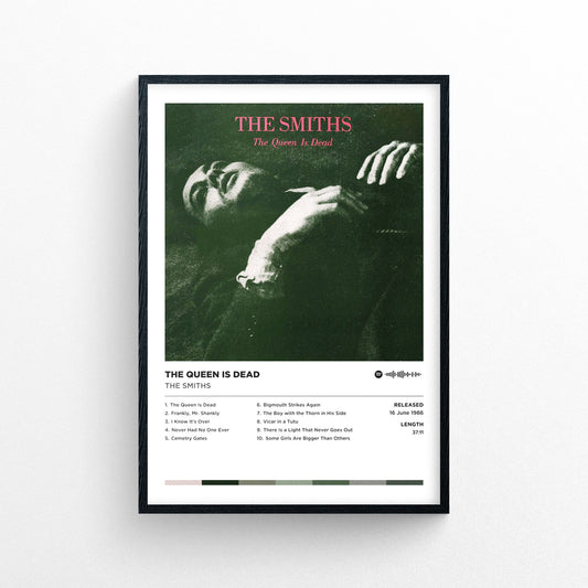 The Smiths - the Queen is Dead Poster Print | Framed Options | Album Cover Artwork