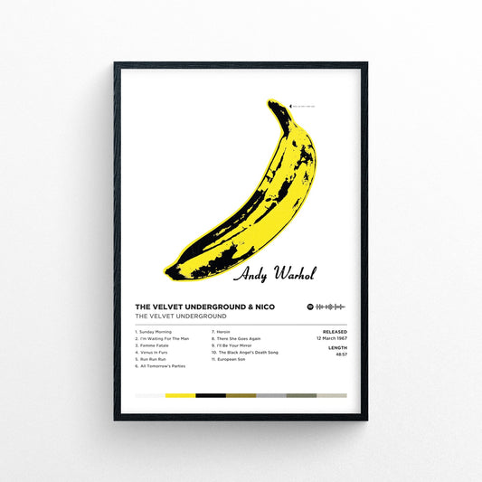 The Velvet Underground - the Velvet Underground & Nico Poster Print | Framed Options | Album Cover Artwork