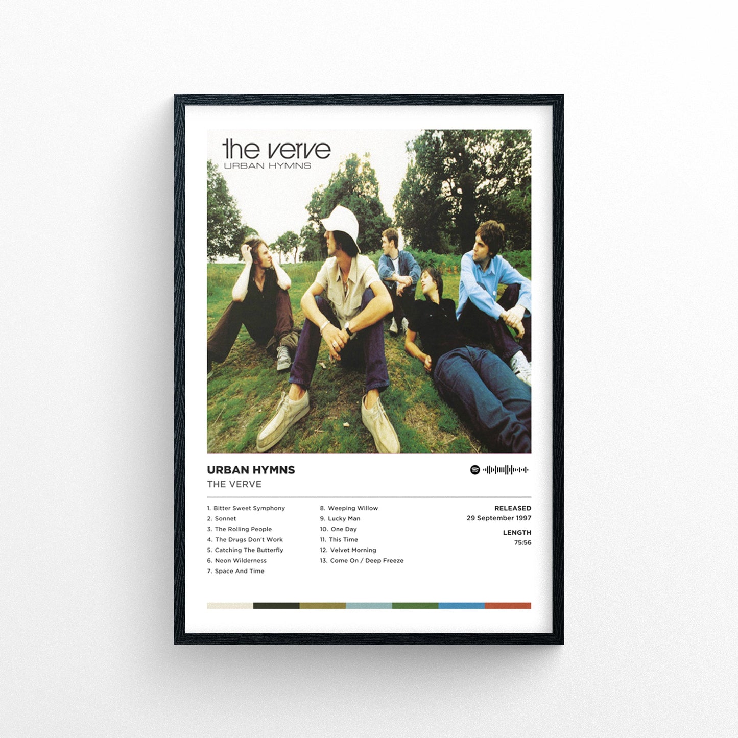 The Verve - Urban Hymns Poster Print | Framed Options | Album Cover Artwork