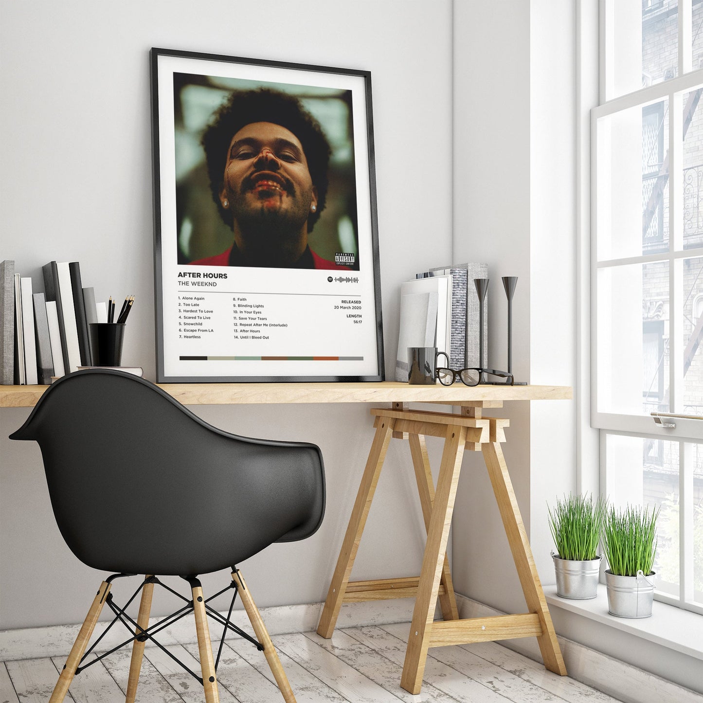 The Weeknd - After Hours Poster Print | Framed Options | Album Cover Artwork