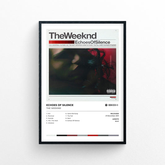 The Weeknd - Echoes of Silence Poster Print | Framed Options | Album Cover Artwork