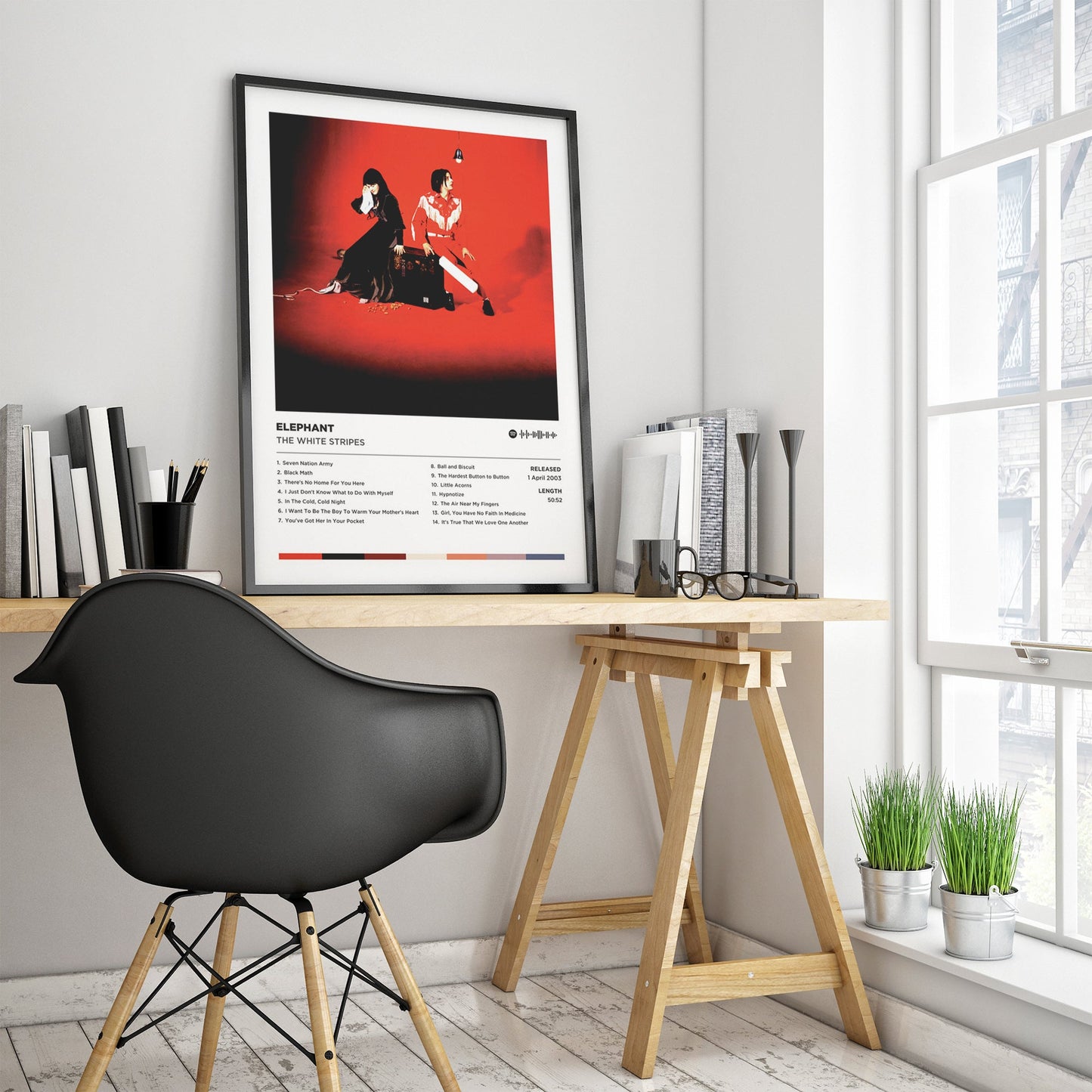 The White Stripes - Elephant Poster Print | Framed Options | Album Cover Artwork