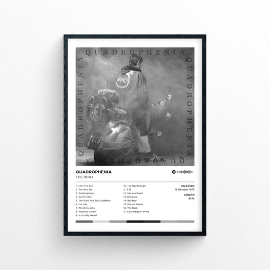 The Who - Quadrophenia Poster Print | Framed Options | Album Cover Artwork