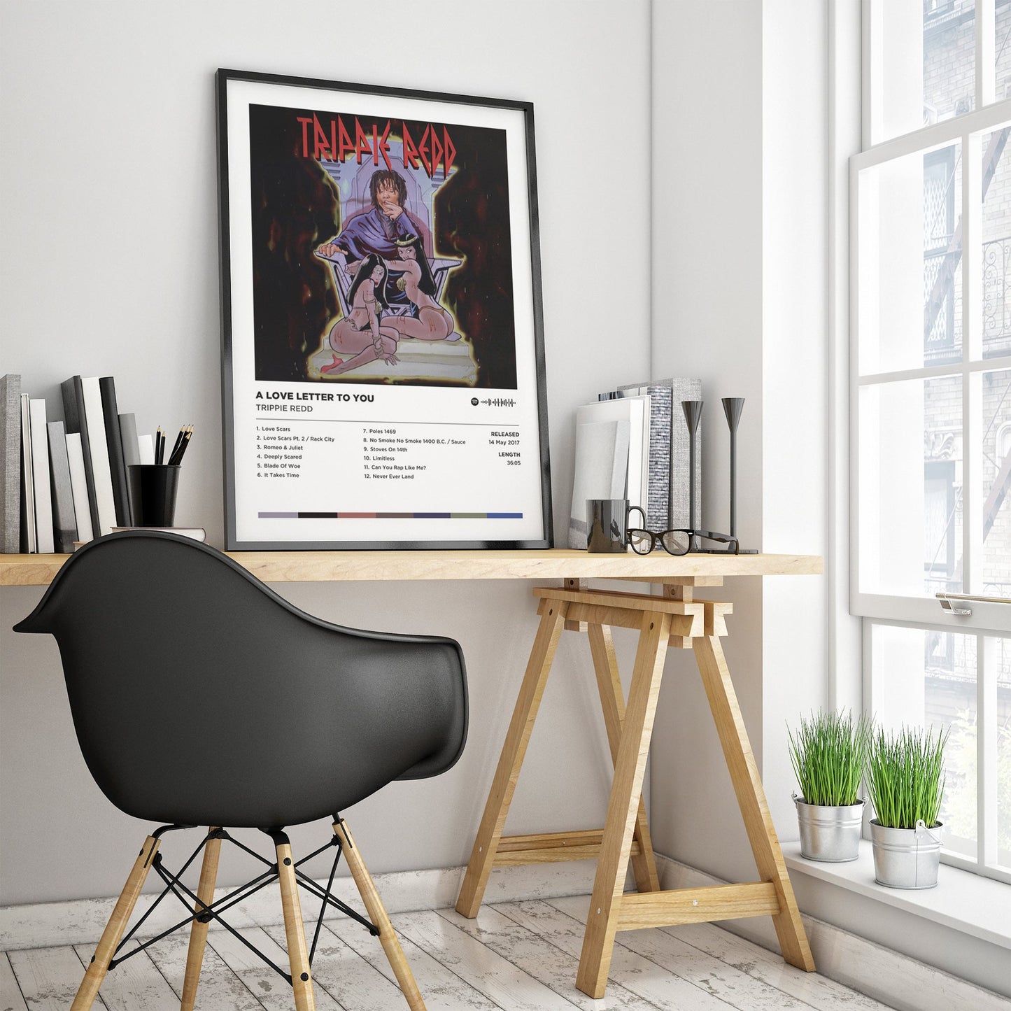 Trippie Redd - a Love Letter to You Poster Print | Framed Options | Album Cover Artwork