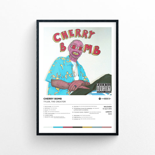 Tyler, The Creator - Cherry Bomb Alternative Cover Poster Print | Framed Options | Album Cover Artwork