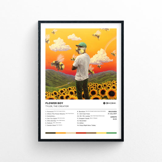 Tyler, The Creator - Flower Boy Poster Print | Framed Options | Album Cover Artwork